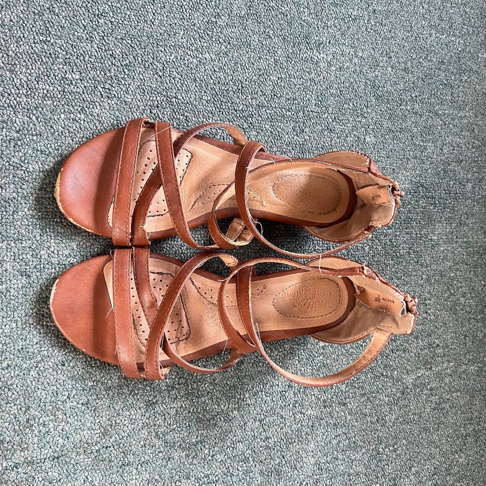 Strappy Wedge Sandals